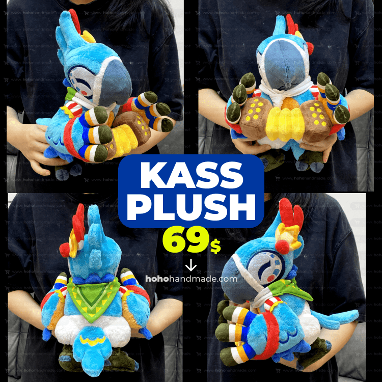 Kass plush kass doll 32cm