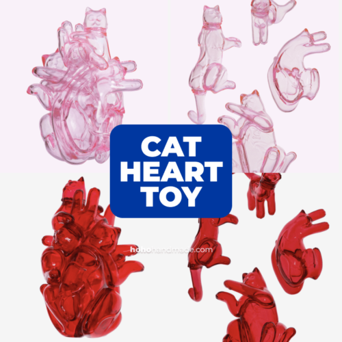 Cat Heart Toy